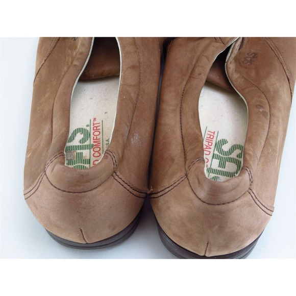 SAS Size 8.5 Oxford‎ Brown Leather Narrow Lace Up Women - Picture 8 of 11